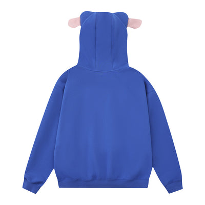 Masked Zipper Hoodie Coat Men