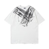 Fashion Painting Dirty T-shirt Short Sleeve Men