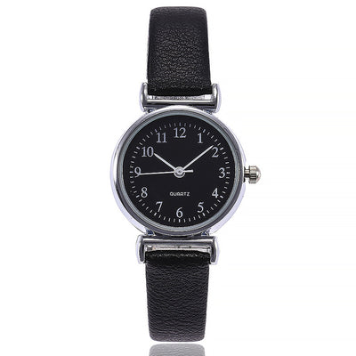 Classic Women's Casual Quartz Leather Band Strap Watch Round Analog Clock Wrist Watches