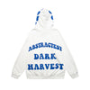 Letter Printed Hoodie Pullover Men