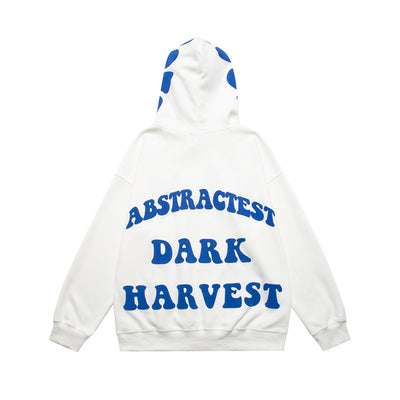 Letter Printed Hoodie Pullover Men
