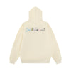 Butterfly Patch Embroidered Hoodie Men