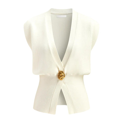 Women's Fashion V-neck Button Sweater Cardigan