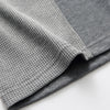 Trendy Contrast Color Stitching Loose Round Neck T-shirt Men