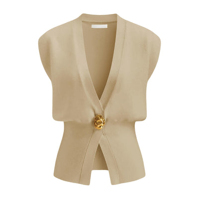 Women's Fashion V-neck Button Sweater Cardigan
