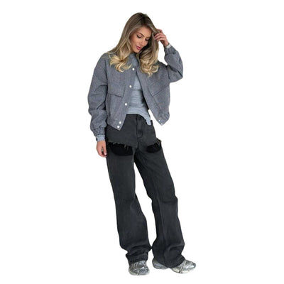 Women's Niche Plain Coat Temperament Leisure