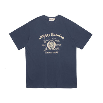 Fashion Letter Print Short-sleeve T-shirt Men
