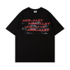 Fashion Printed Letter Short Sleeve T-shirt Men