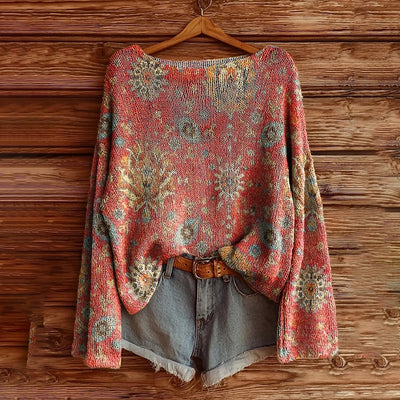 Women's Graphic Print Long Sleeve Blouse, Crew Neck Fall Fashion Tunic Top, Casual Dressy Work Shirt