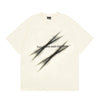 Scratch Printed Short-sleeved T-shirt For Men